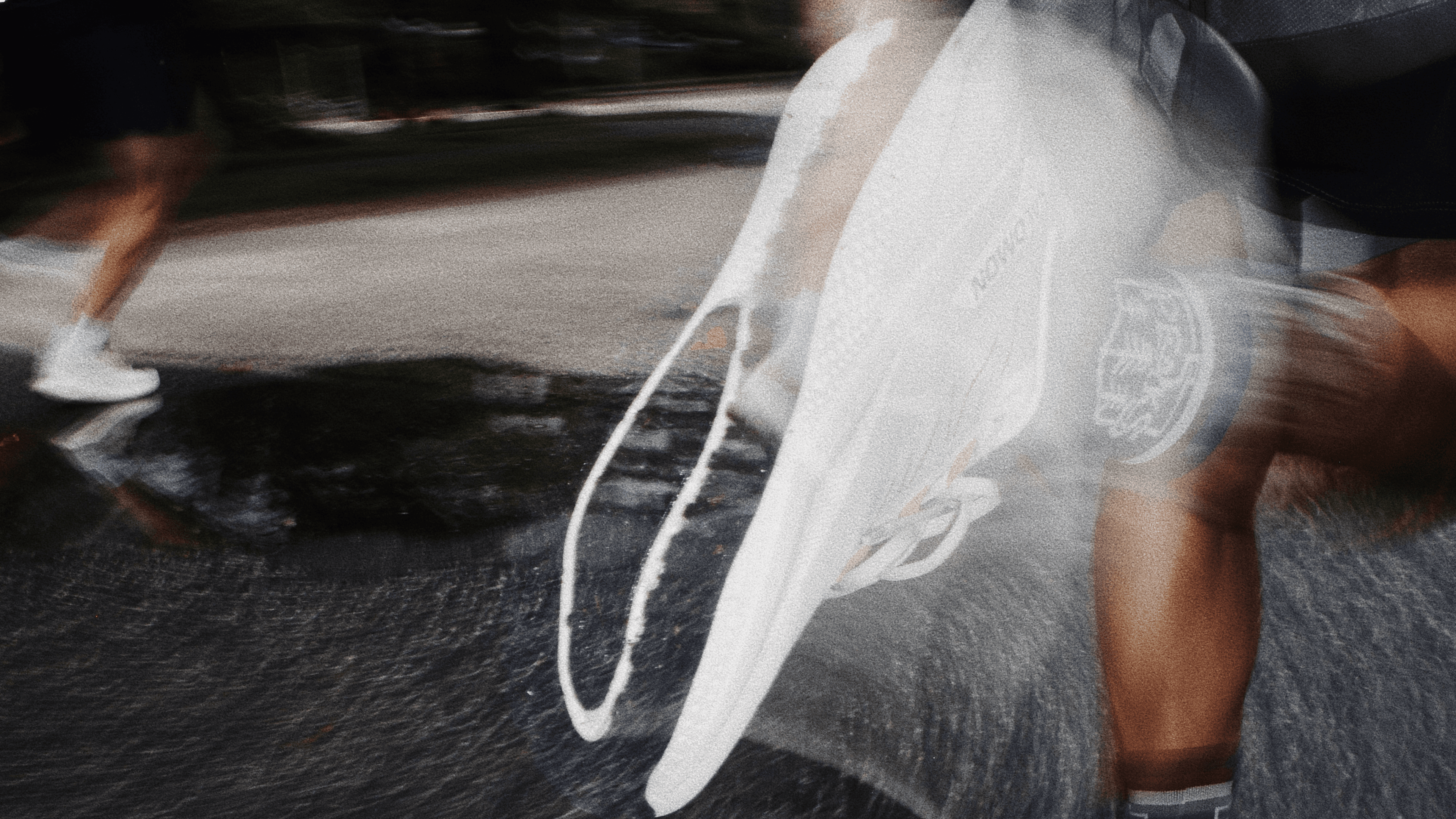 Runner in motion